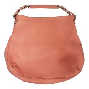 Pink/coral Marc Jacobs Hobo Leather Tote